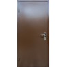 Двери входные Металл/ДСП коричневые (Эконом)