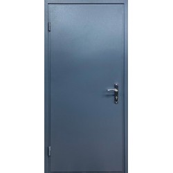 Двери входные Металл/ДСП серые (Эконом)