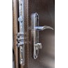 Двери входные Металл-Металл 1200 мм ручка на планке и замок