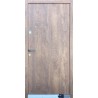 Двері Лофт Метал-МДФ зріз дерева коньячний