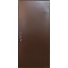 Двери входные Технические коричневые 2 листа металла
