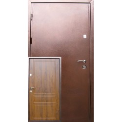 Двери входные Осень Металл-МДФ Медный антик/Дуб бронзовый (ПВХ-02)
