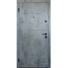 Двери входные Дуэт эконом бетон серый для квартиры
