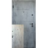 Двери входные Дуэт эконом бетон серый для квартиры