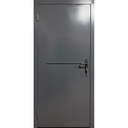 Вхідні двері Еко Техно (з молдингом) Redfort RAL 7024