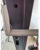 Вхідні двері Ніка Браун 1200 мм Redfort RAL 8017 Т147 / темний дуб