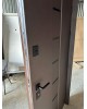Вхідні двері Ніка Браун 1200 мм Redfort RAL 8017 Т147 / темний дуб