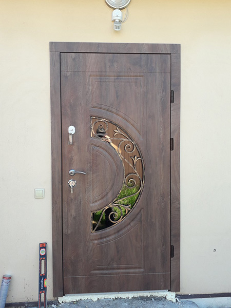 Фото вхідні двері в будинок зі склом